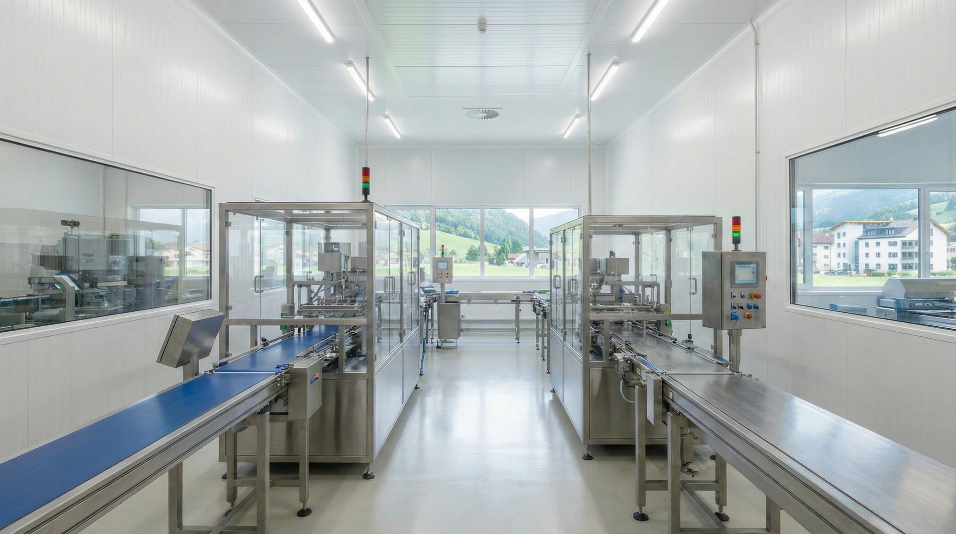 Roma Projects — Produktionshallen mit Sandwichpaneelen, Panel Montage